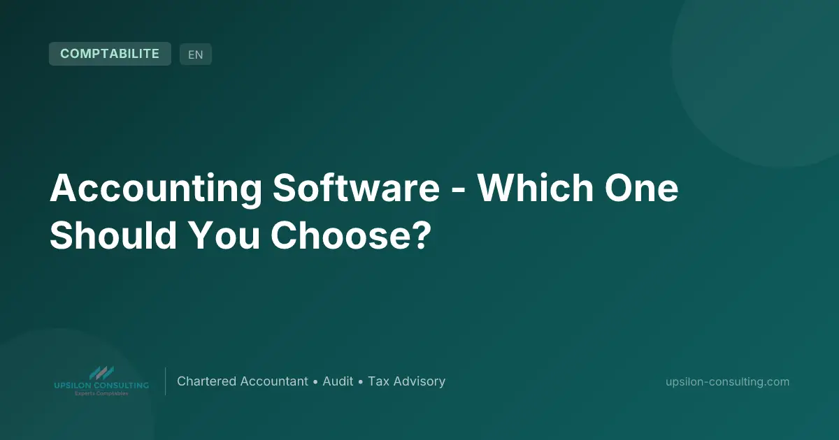 Accounting Software - Which One Should You Choose?