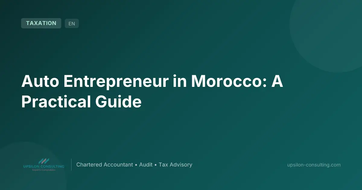 Auto Entrepreneur in Morocco: A Practical Guide