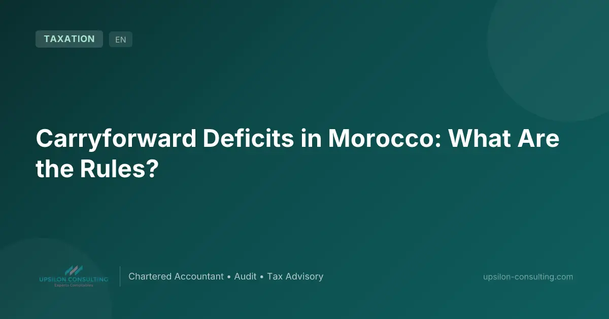 Carryforward Deficits in Morocco: What Are the Rules?