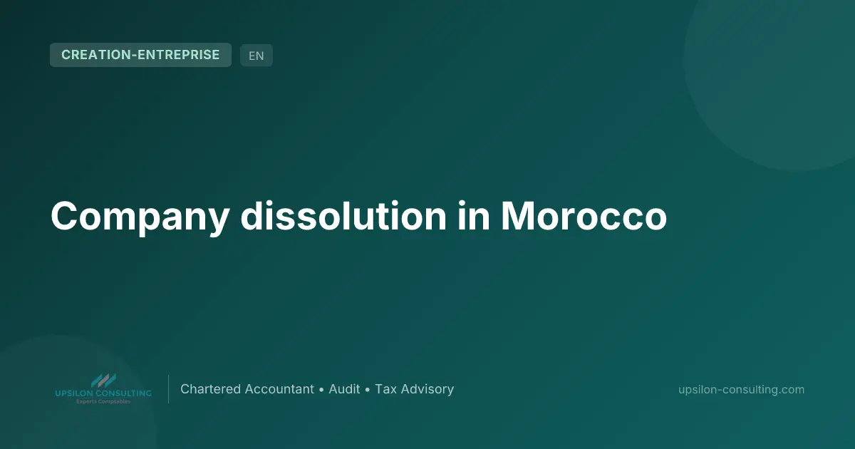 Company dissolution in Morocco