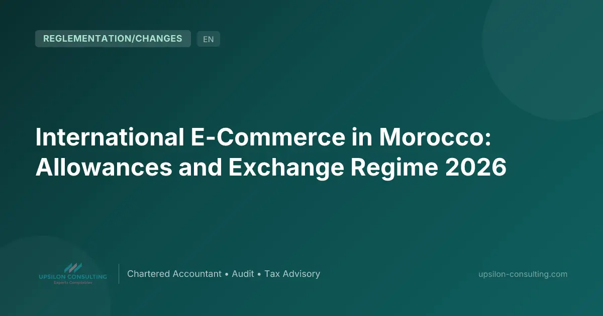 International E-Commerce in Morocco: Allowances and Exchange Regime 2026