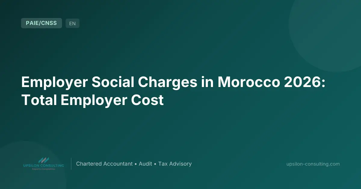 Employer Social Charges in Morocco 2026: Total Employer Cost