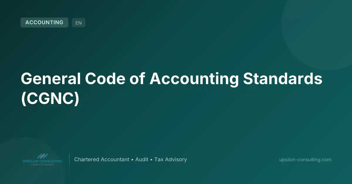 General Code of Accounting Standards (CGNC)