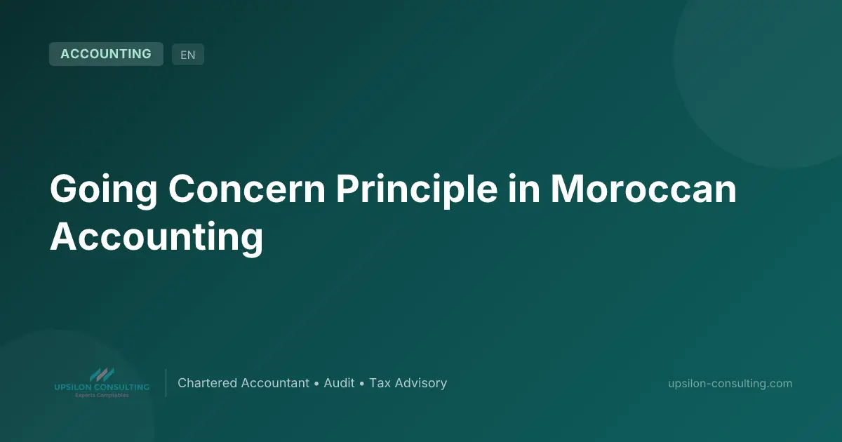 Going Concern Principle in Moroccan Accounting