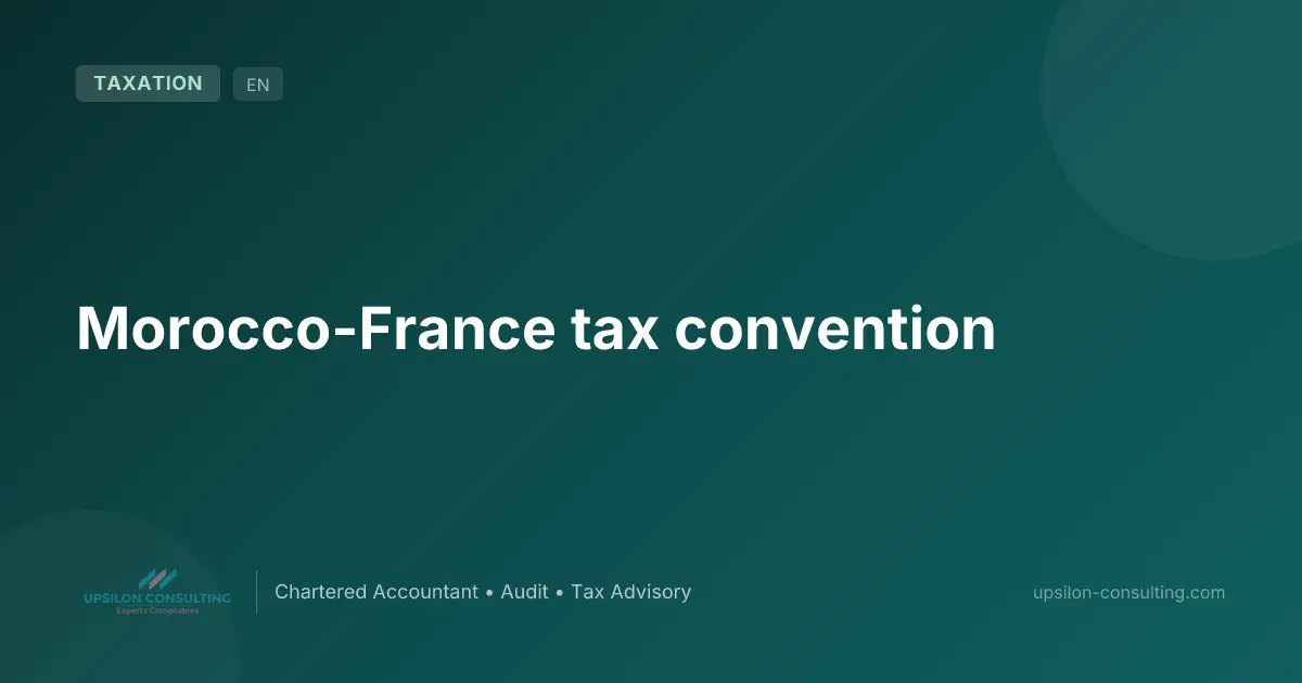 Morocco-France tax convention