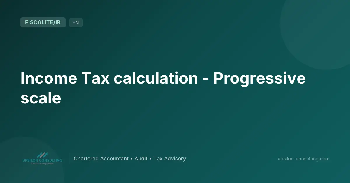 Income Tax calculation - Progressive scale
