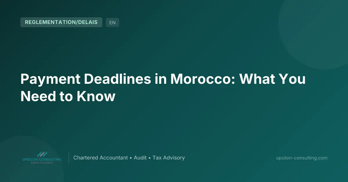 Payment Deadlines in Morocco: What You Need to Know