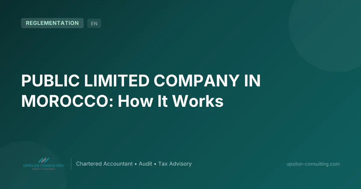 PUBLIC LIMITED COMPANY IN MOROCCO: How It Works