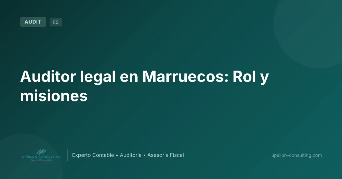 Auditor legal en Marruecos: Rol y misiones