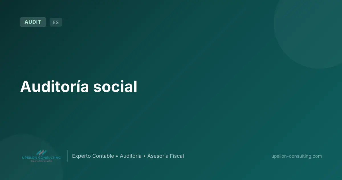 Auditoría social