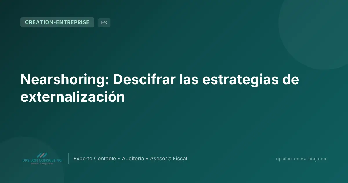 Nearshoring: Descifrar las estrategias de externalización
