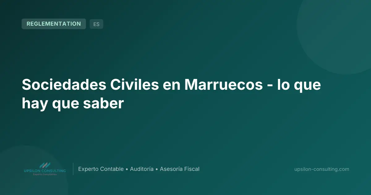 Sociedades Civiles en Marruecos - lo que hay que saber