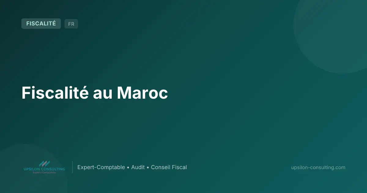Fiscalité au Maroc