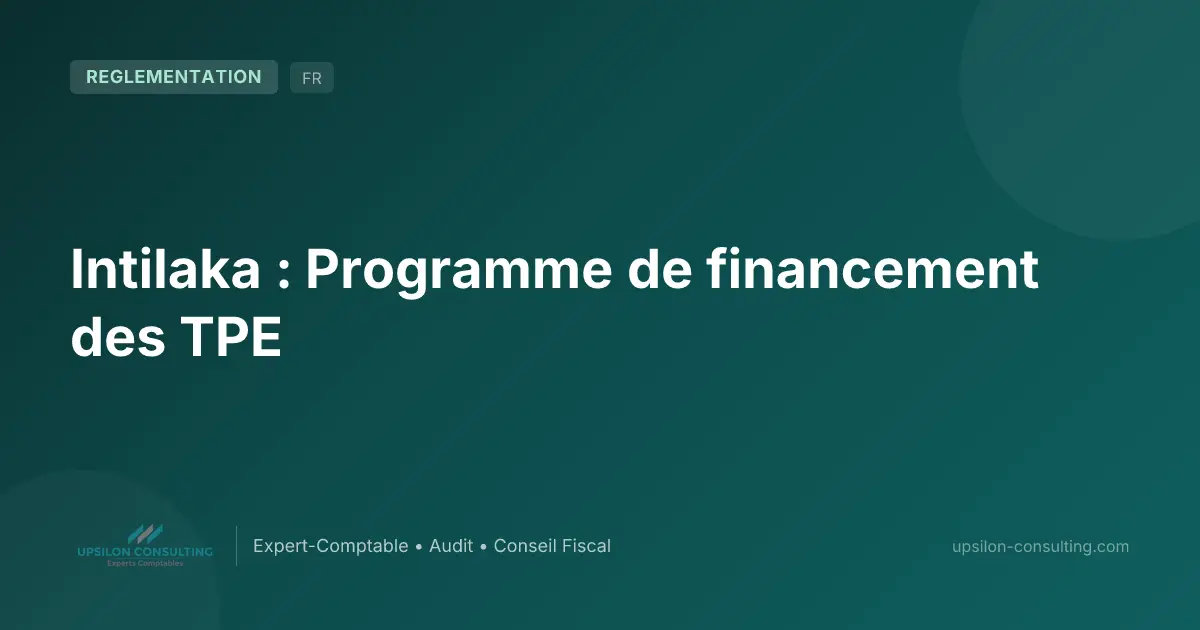Intilaka : Programme de financement des TPE