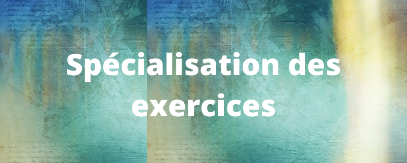 Séparation des exercices