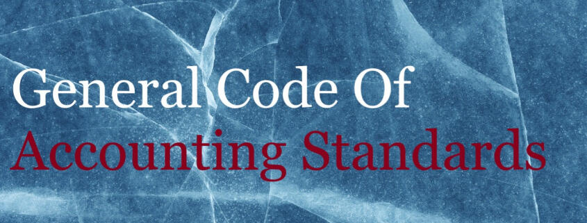 General Code of Accounting Standards